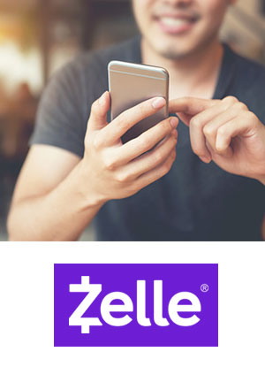zelle mobile phone user